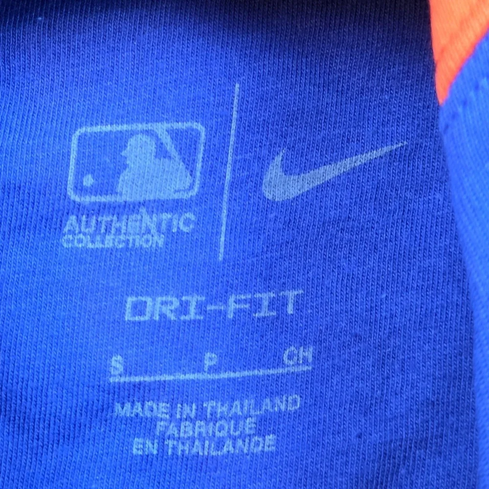 Nike New York Mets MLB Authentic Collection Sleeveless‎ Hoodie Mens Small Blue